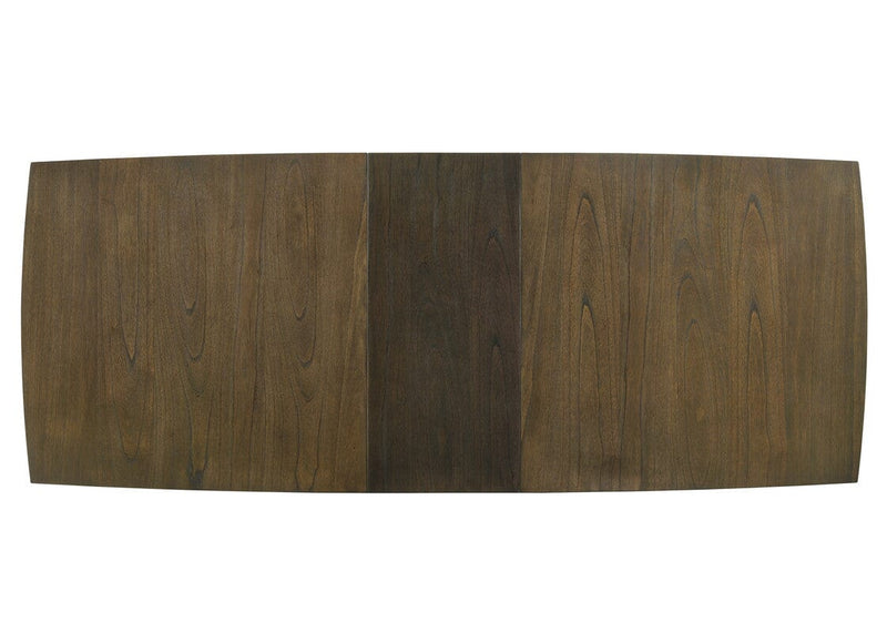 Bistro Vintage Walnut 72" Wide Contemporary Rectangle Dining Table with 16" Wide Extension Leaf