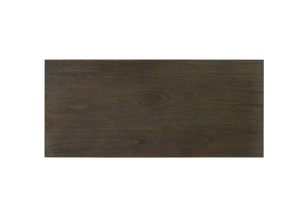Bistro Vintage Walnut 72" Wide Contemporary Rectangle Dining Table with 16" Wide Extension Leaf