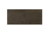 Bistro Vintage Walnut 72" Wide Contemporary Rectangle Dining Table with 16" Wide Extension Leaf