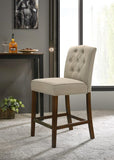 Darby Tan Fabric Counter Height Chair