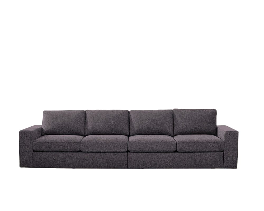 Jules 4 Seater Sofa in Dark Gray Linen