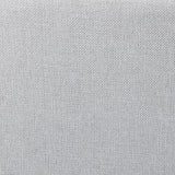 Huckleberry Light Gray Linen Accent Chair with Storage Ottoman and Folding Side Table