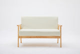 Bahamas Coffee Table and Beige Loveseat Set