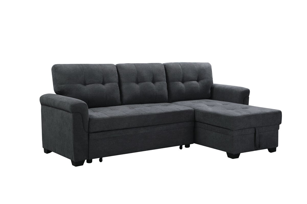 Comfy Reversible Chaise Gray Sectional main image 1
