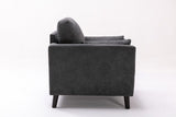 Damian Gray Woven Fabric Chair