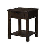 Flora 3 Piece Dark Brown MDF Lift Top Coffee and End Table Set
