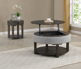 Jonah 2 Piece Light Brown MDF Lift Top Coffee and End Table Set