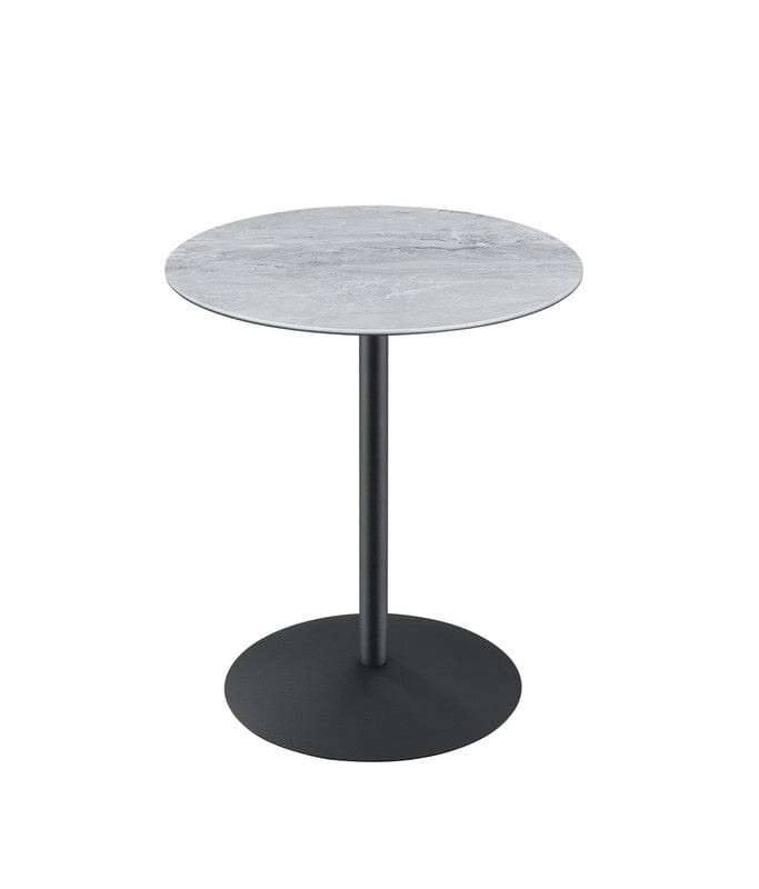 Circa End Table with Gray Marble Textured Top