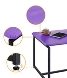 GT 3 Piece Violet Carbon Fiber Wrap Coffee Table and End Table Set