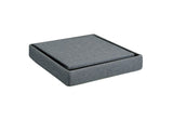 Monty Black Wood Grain 3 Piece Coffee Table Set with Raised Edges