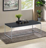 Lennox 3 Piece Black Coffee and End Table Set
