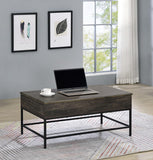 Cliff 3 Piece Brown Lift Top Coffee and End Table Set