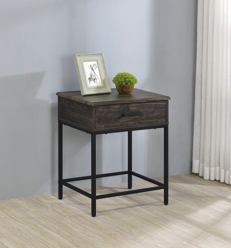 Cliff Brown End Table