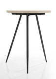Neroli Gray Fabric Accent Chairs and Side Table Living Room Set
