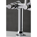 Concord Three-Handle 2-Hole Deck-Mount Clawfoot Tub Faucet with Hand Shower