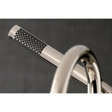 Concord Three-Handle 2-Hole Deck-Mount Clawfoot Tub Faucet with Hand Shower
