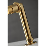 Concord Three-Handle 2-Hole Deck-Mount Clawfoot Tub Faucet with Hand Shower