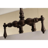 Vintage Two-Handle 2-Hole Deck-Mount Clawfoot Tub Faucet