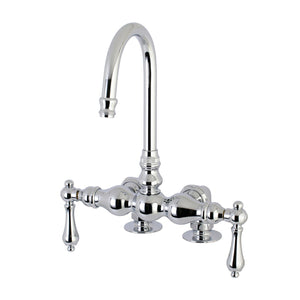 Vintage Two-Handle 2-Hole Deck-Mount Clawfoot Tub Faucet