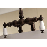 Vintage Two-Handle 2-Hole Deck Mount Clawfoot Tub Faucet