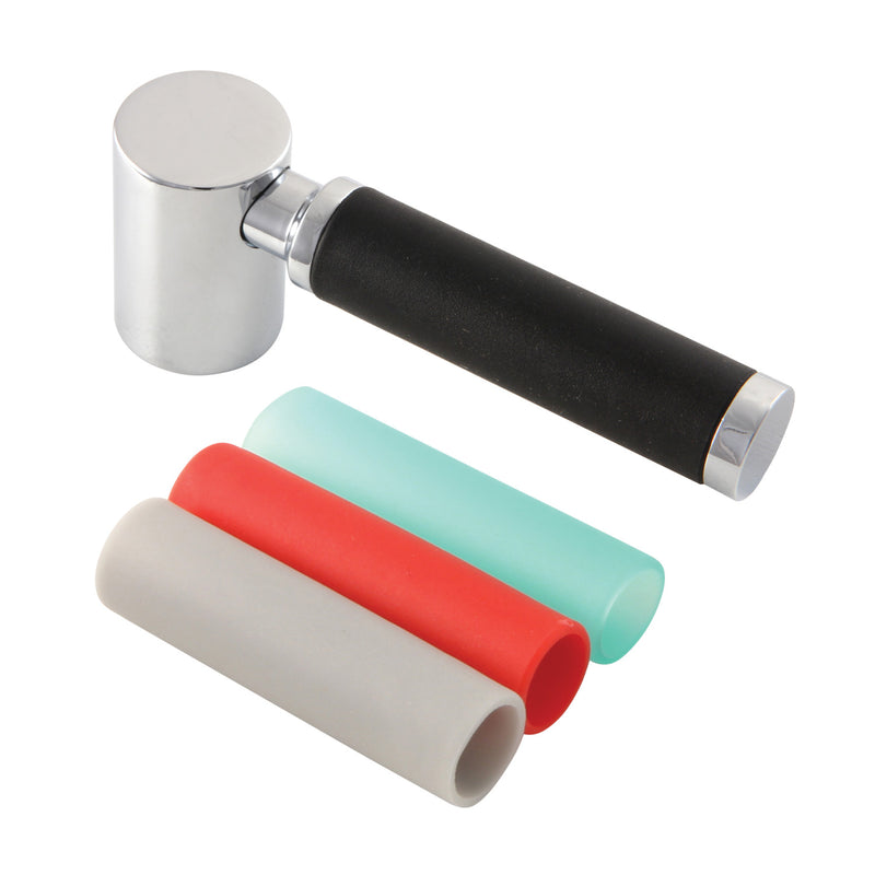 Kaiser Brass Lever Handle with Neoprene Sleeve