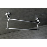 English Vintage 18-Inch Dual Towel Bar