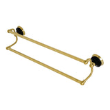 Water Onyx 24-Inch Dual Towel Bar