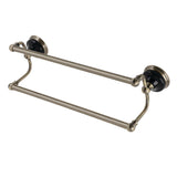 Water Onyx 18-Inch Double Towel Bar
