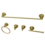 Concord 5-Piece 24-Inch Towel Bar Bathroom Accessory Set