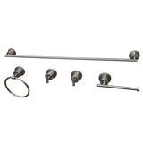 Concord 5-Piece 24-Inch Towel Bar Bathroom Accessory Set