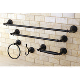 Naples 5-Piece 18-Inch and 24-Inch Towel Bars Bathroom Accessory Set