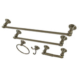 Provence 5-Piece 18-Inch and 24-Inch Towel Bars Bathroom Accessory Set