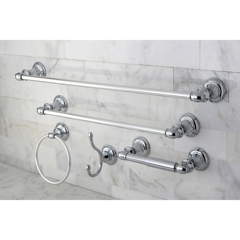 Provence 5-Piece 18-Inch and 24-Inch Towel Bars Bathroom Accessory Set