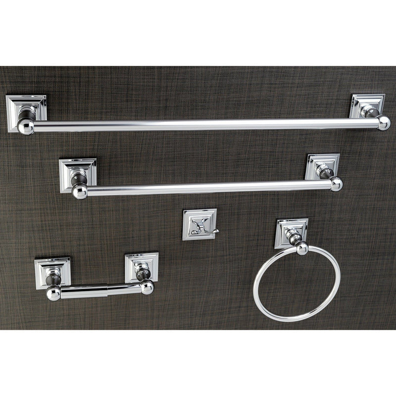 Serano 5-Piece 18-Inch and 24-Inch Towel Bars Bathroom Accessory Set