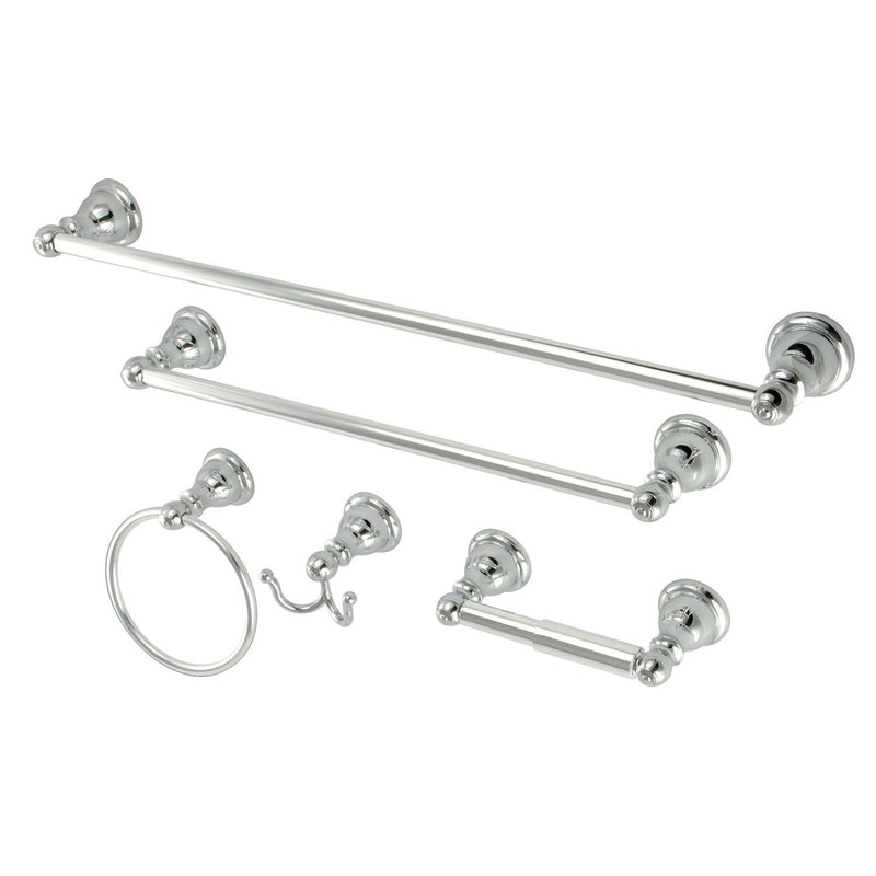Santa Fe 5-Piece 18-Inch and 24-Inch Towel Bars Bathroom Accessory Set