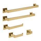 Markus 5-Piece 18-Inch and 24-Inch Towel Bars Bathroom Accessory Set