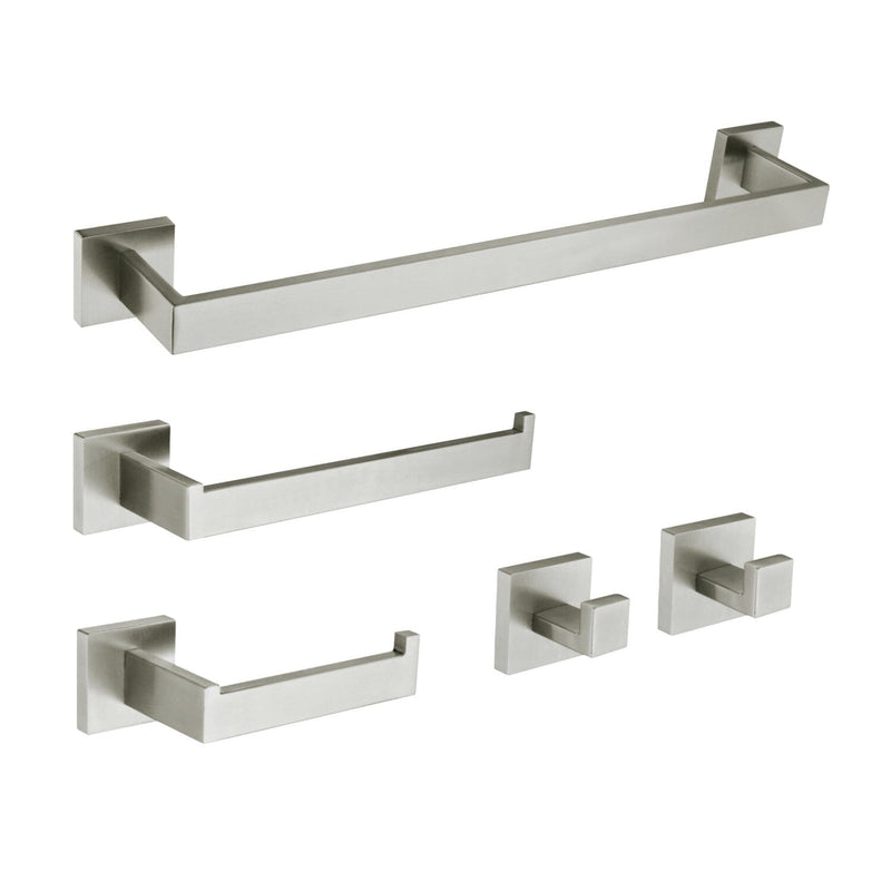 Lasdun 5-Piece 18-Inch Towel Bar Bathroom Accessory Set