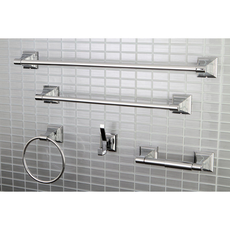 Monarch 5-Piece 18-Inch and 24-Inch Towel Bars Bathroom Accessory Set