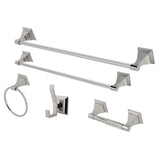 Monarch 5-Piece 18-Inch and 24-Inch Towel Bars Bathroom Accessory Set