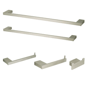 Metzinger 5-Piece 18-Inch and 24-Inch Towel Bars Bathroom Accessory Set