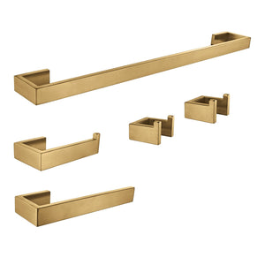 Lasdun 5-Piece 18-Inch Towel Bar Bathroom Accessory Set