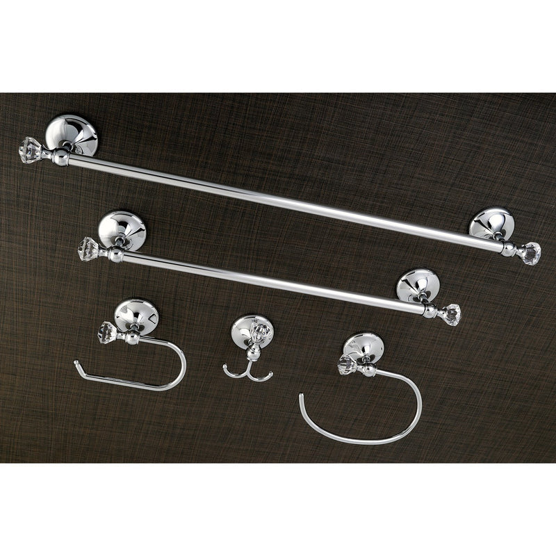 Celebrity 5-Piece 18-Inch and 24-Inch Towel Bars Bathroom Accessory Set