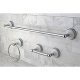 Victorian 3-Piece 24-Inch Towel Bar Bathroom Accessory Set