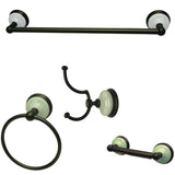 Victorian 4-Piece Bathroom Hardware Set