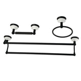 Victorian 3-Piece 24-Inch Dual Towel Bar Bathroom Accessory Set