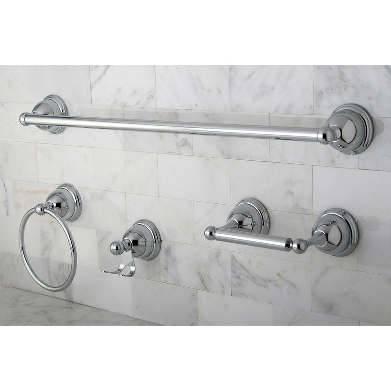 Restoration 4-Piece 24-Inch Towel Bar Bathroom Accessory Set