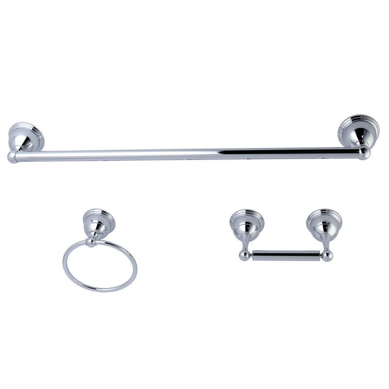 Restoration 3-Piece 18-Inch Towel Bar Bathroom Accessory Set