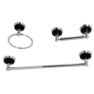 Water Onyx 3-Piece Bathroom Hardware Set