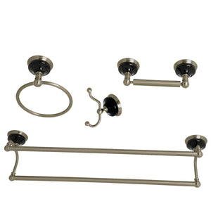 Water Onyx 4-Piece Bathroom Hardware Set