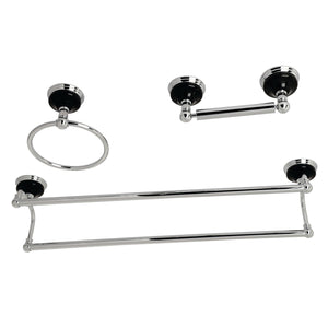 Water Onyx 3-Piece Bathroom Hardware Set